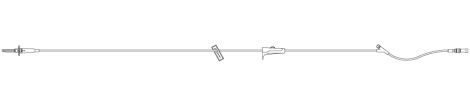 PRIMARY SET, MACROBORE 60DRP Y-SITE N/DEHP 70" HOSPRA