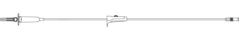 IV Admin Secondary Set, Option-Lok,15gtts, 34"