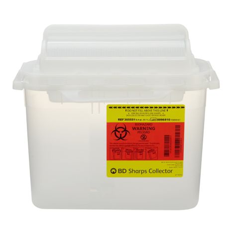 CONTAINER, SHARPS CLR 5.4QT