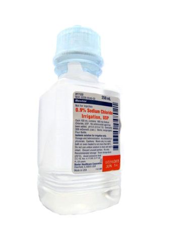 Irrigation Solution 250mL 0.9% NaCL