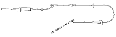 Alaris &trade;  Primary Pump  Set, 2 SmartSite&trade;   Valve Y Port, 20gtt,  117"