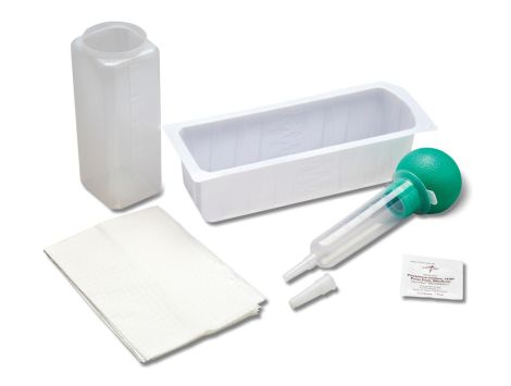 Irrigation Tray w/bulb syringe Latex-Free