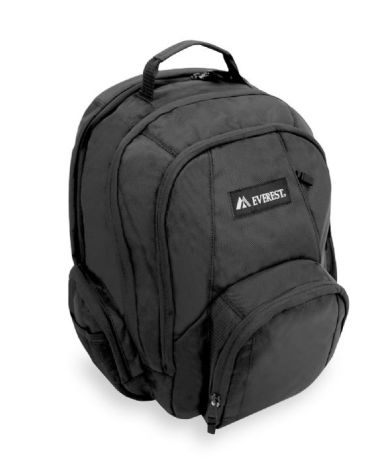 EVEREST PREMIUM LAPTOP BACKPACK, BLACK