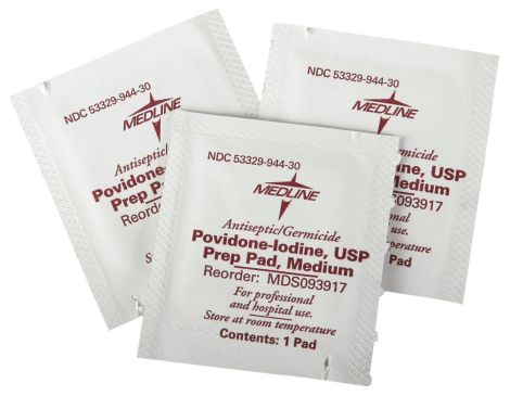 Povidone/Iodine Wipes
