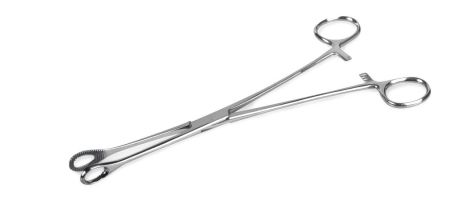 Foerster Sponge Forceps, 9.5", Curved
