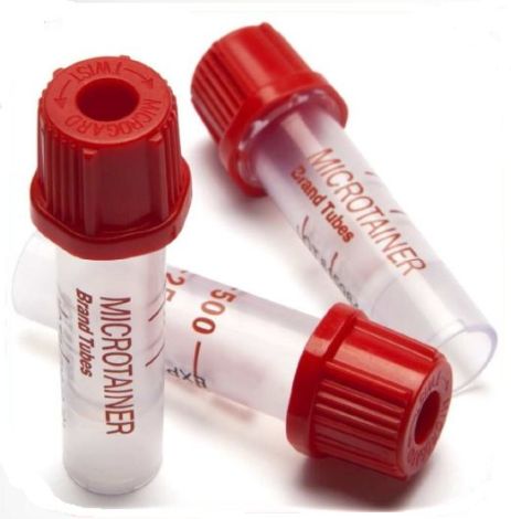 Microtainer® Tube, No Additive (Red)