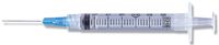 Syringe w/needle 3cc 21g x 1 Inch