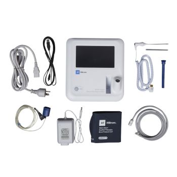Patient Monitor Welch Allyn® Spot 4400 Monitoring / Spot check NIBP, Thermometer, SPO2 AC Power, LCD Display