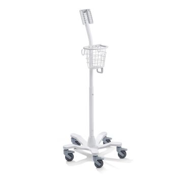 Rolling Stand Welch Allyn Mobile Stand with basket For Welch Allyn Spot 4400 Device